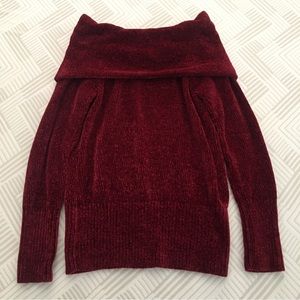 off the shoulder sweater